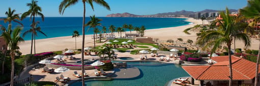 Aerial view of the main pool at Zoëtry Casa Del Mar Los Cabos