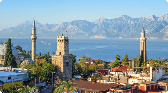 Book flights to Antalya