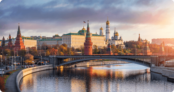 Book flights to Moscow