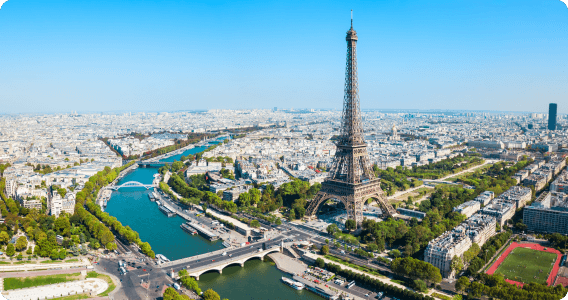 Book flights to Paris