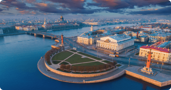 Book flights to Saint Petersburg