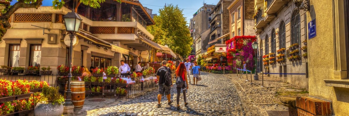 Café in Belgrade, Serbia