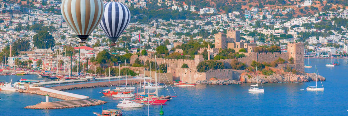 Beach Skyline in Bodrum, Turkey