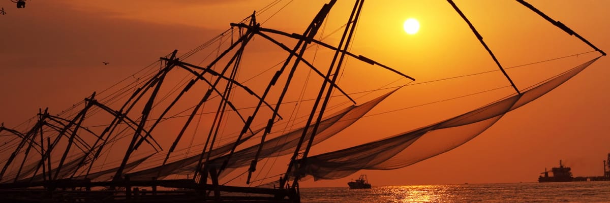 Sailboats in Kochi, India