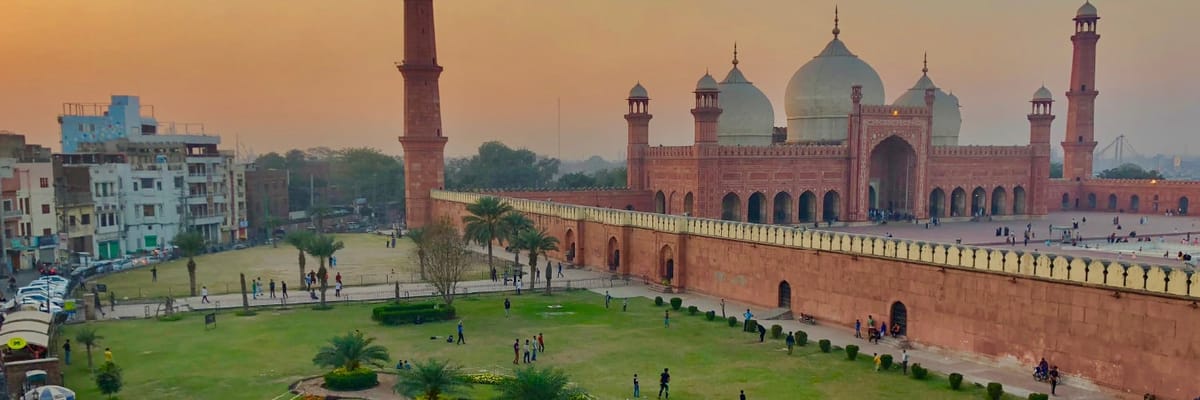 Mosque in Lahore, Pakistan