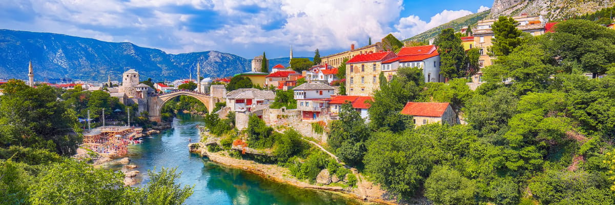 Landscape of Sarajevo, Bosnia