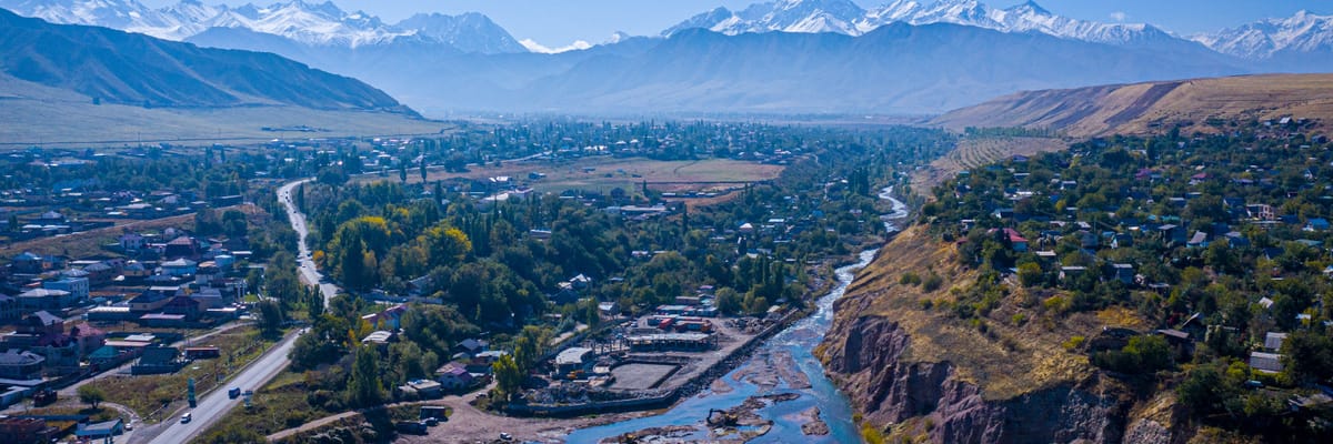 Valley in Kyrgyzstan