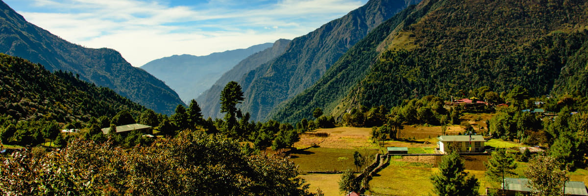 Valley in Nepal