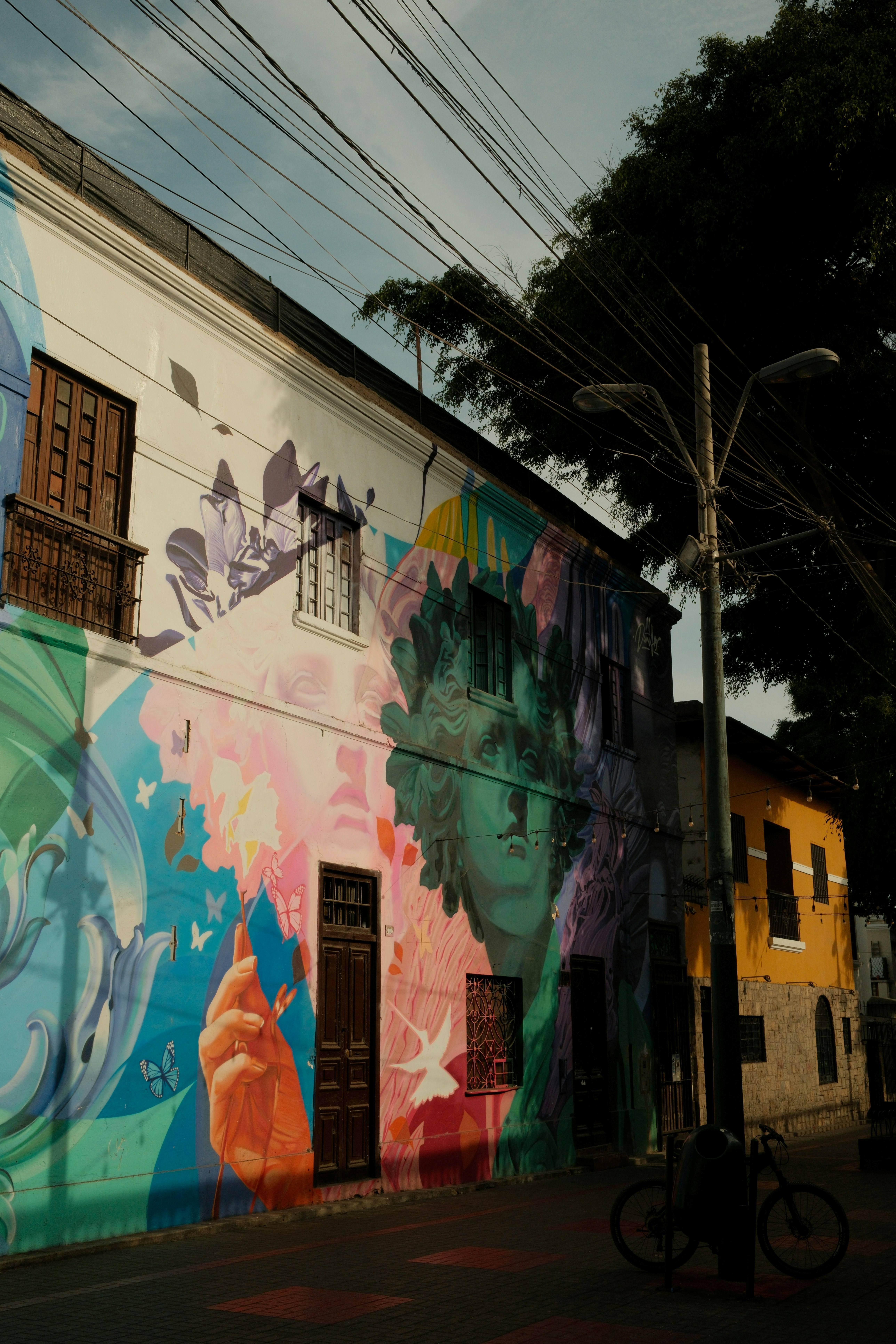 Street art in Barranco - Amsterdam naar Lima
