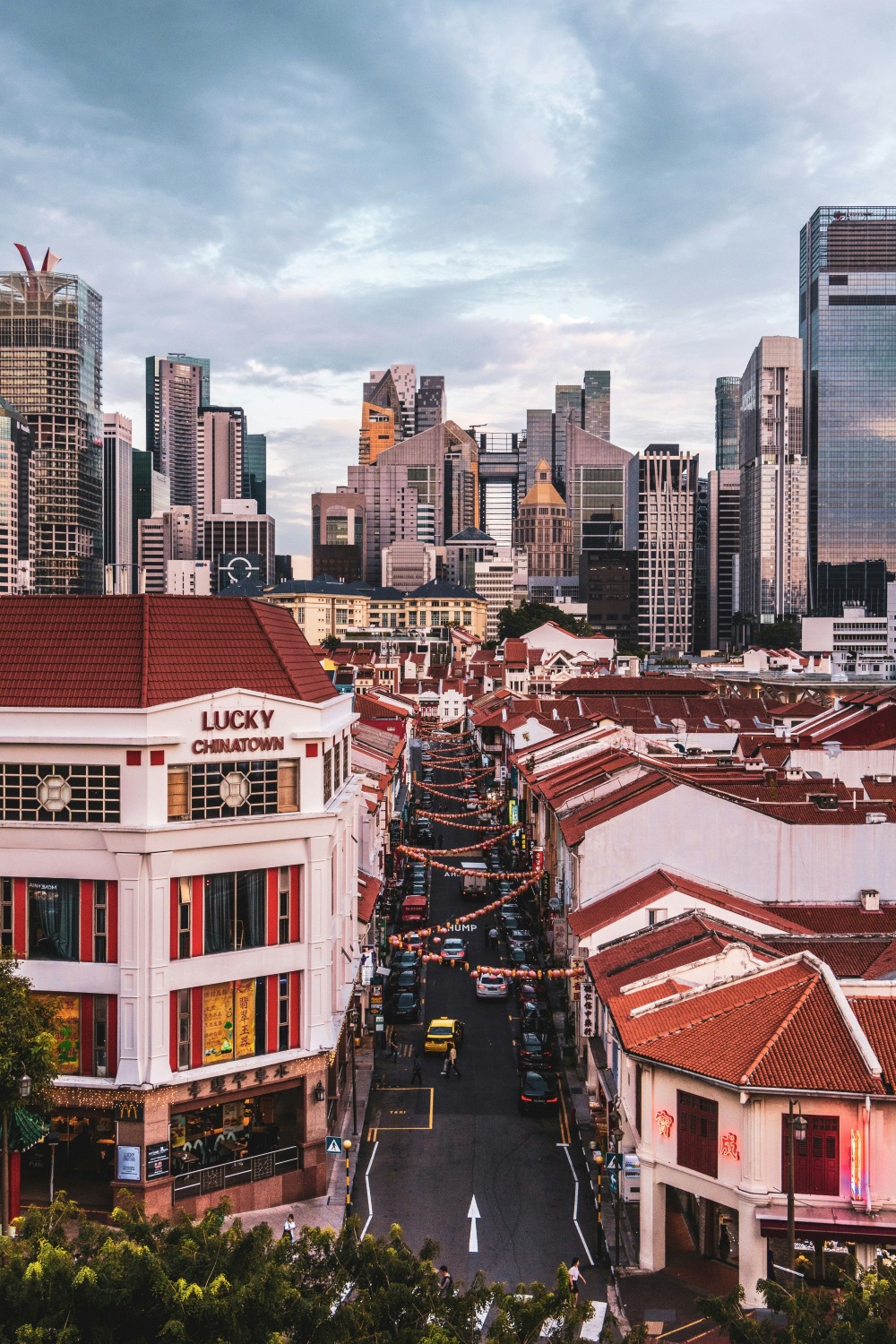 Chinatown - Amsterdam naar Singapore stad