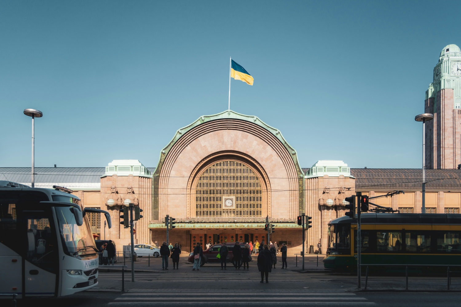 Het Centraal Station - Amsterdam naar Helsinki