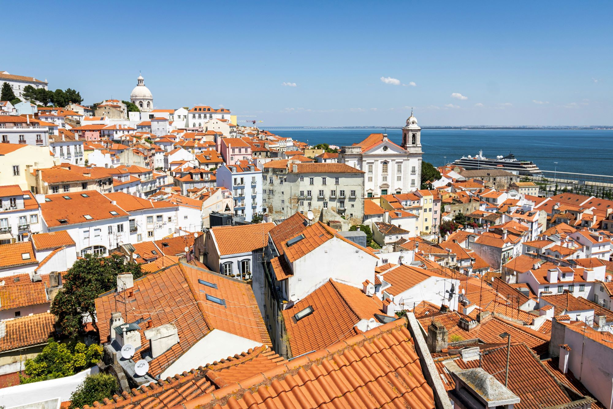 De wijk Alfama - Lissabon