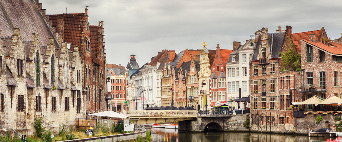 Bruges canals near Brussels