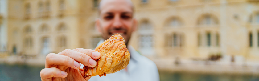 Pastizzi and traditional Maltese food