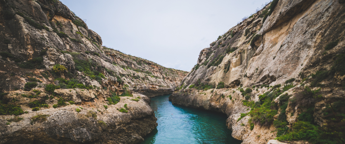 Blue Lagoon in Comino, near Gozo