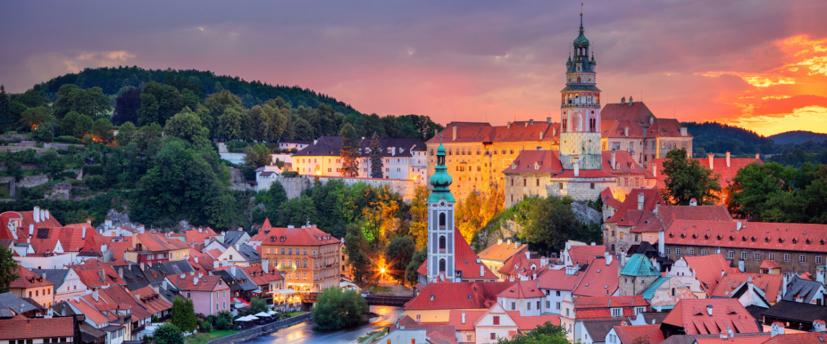 Cesky Krumlov near Prague