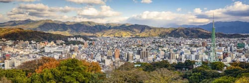 ANA松山 行きのフライト