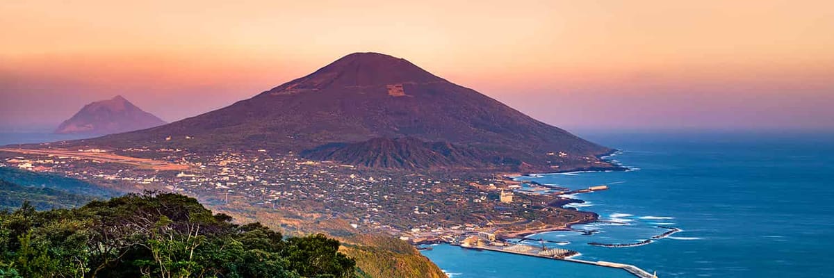 ANAニューヨーク 発八丈島 行き