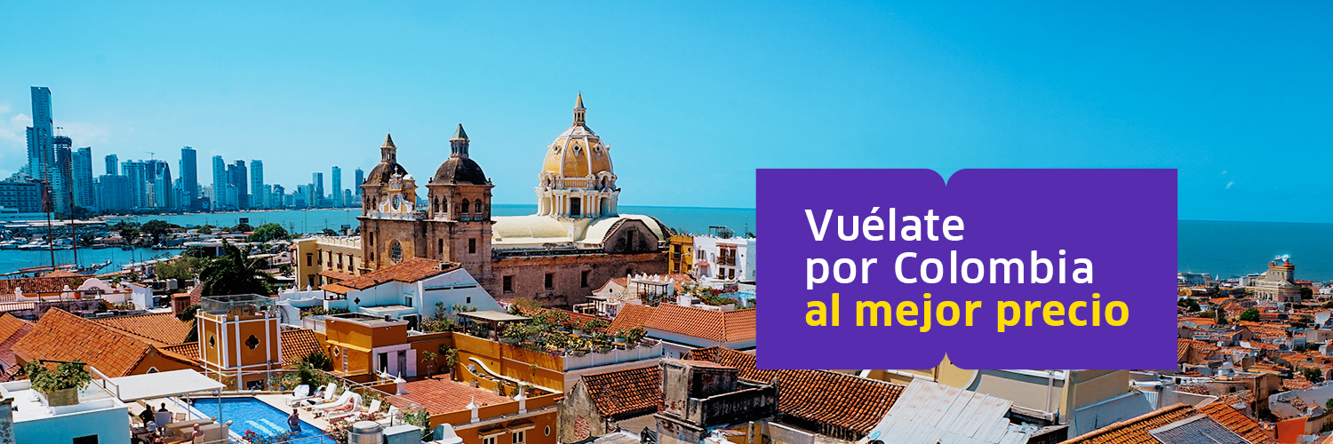 Vuelos nacionales para que descubras Colombia