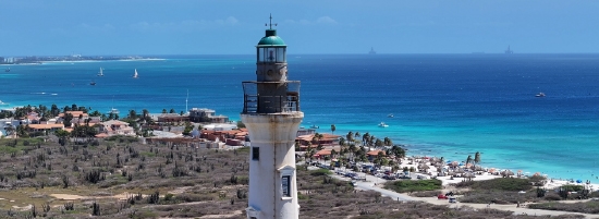 Faro de California, cerca del extremo noroeste de Aruba