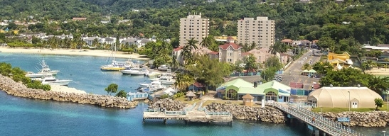 Parque marino en Bahía Montego, Jamaica