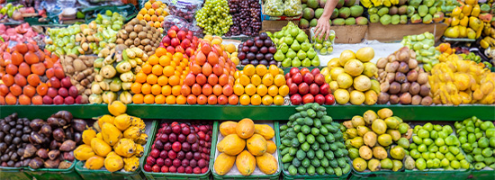 Paloquemao market fresh produce and local food in Bogotá Colombia