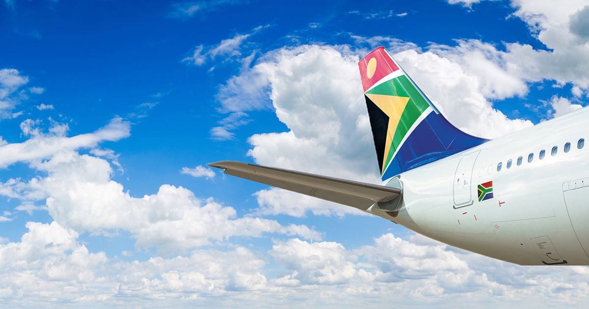 Voos South African Airways Dingleton para Gana