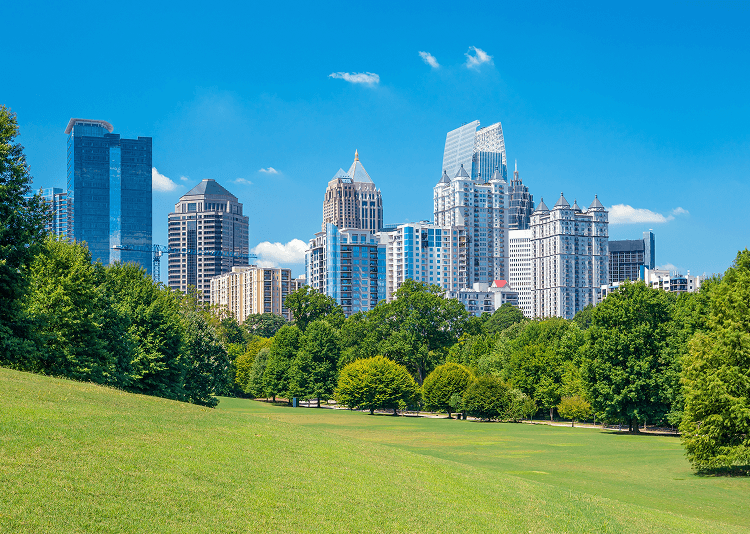 Atlanta. Atlanta skyline.