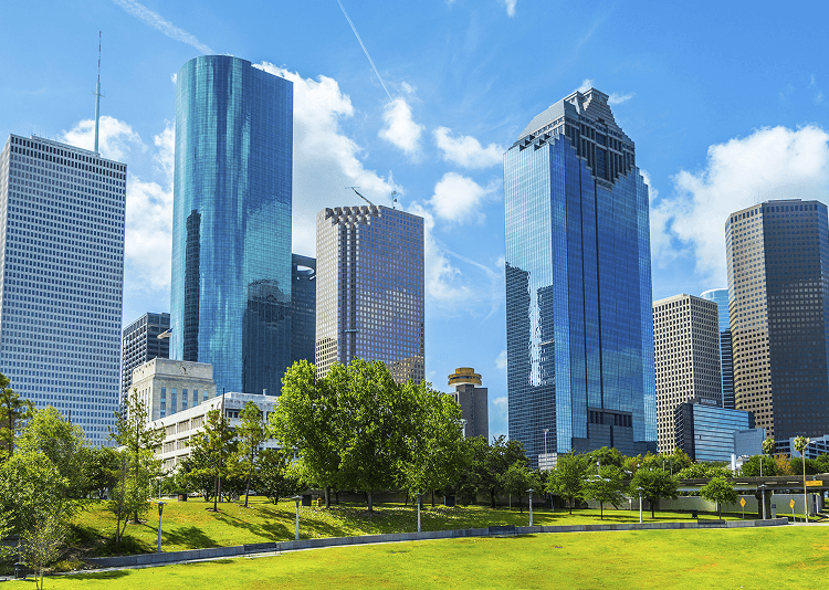 Houston. Houston skyline.