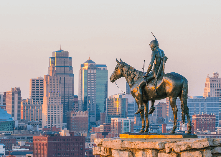 Kansas City. Kansas City skyline.
