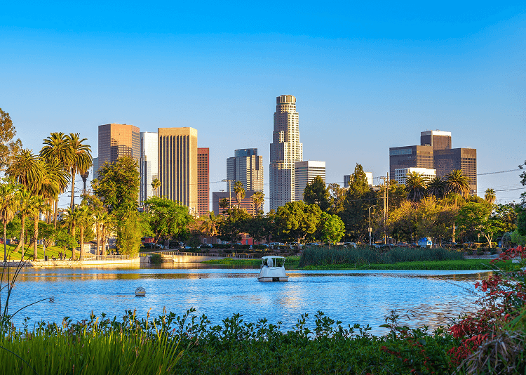 Los Angeles. Los Angeles skyline.