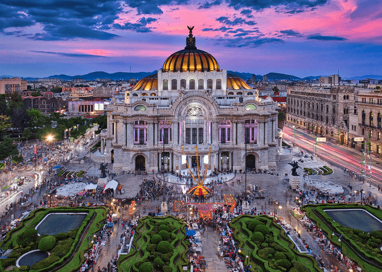 Mexico City. Mexico City skyline.