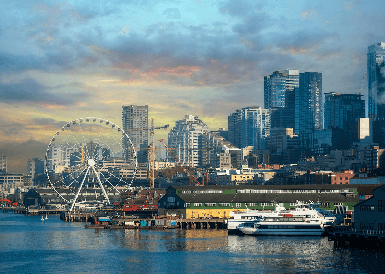 Seattle. Seattle skyline.
