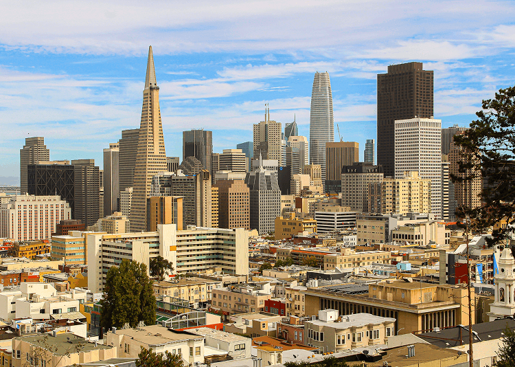 San Francisco. San Francisco skyline.