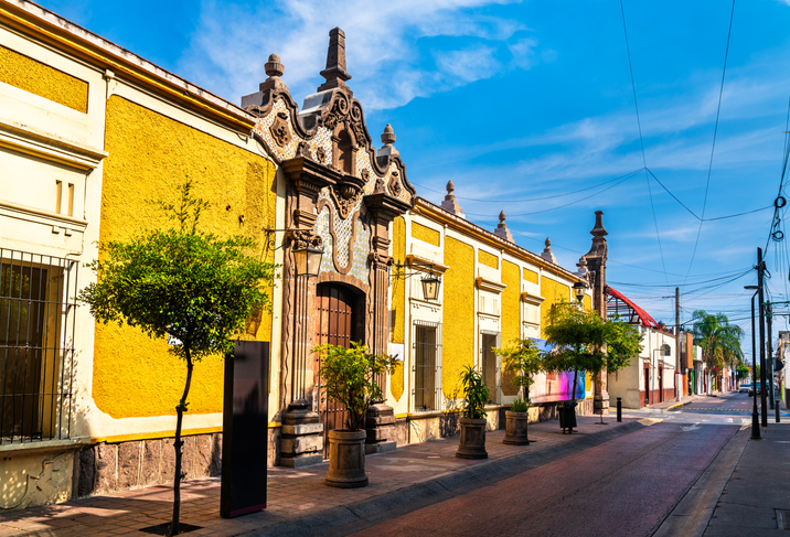 Casas tradicionales en Tlaquepaque, Guadalajara.