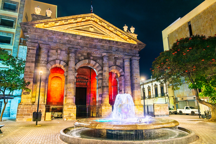Biblioteca Iberoamericana Octavio Paz in Guadalajara’s historic center.