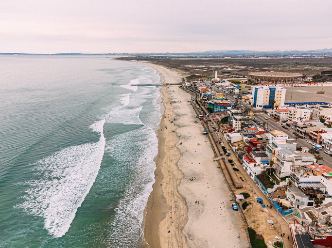 Vista aérea de Playas de Tijuana