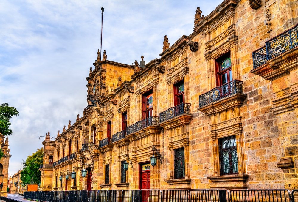 Palacio del Gobierno de Jalisco en Guadalajara, México