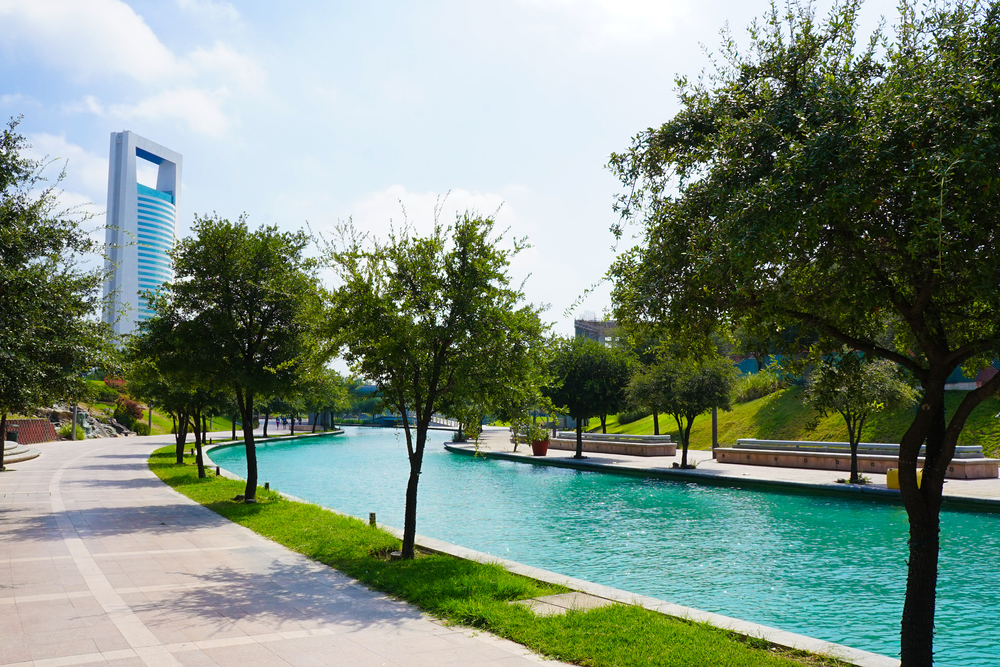 Paseo del río San Lucas en Monterrey, México.