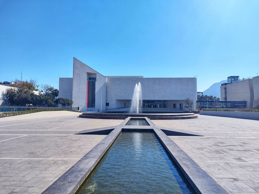 Vista al Museo de Historia Mexicana en Monterrey, México
