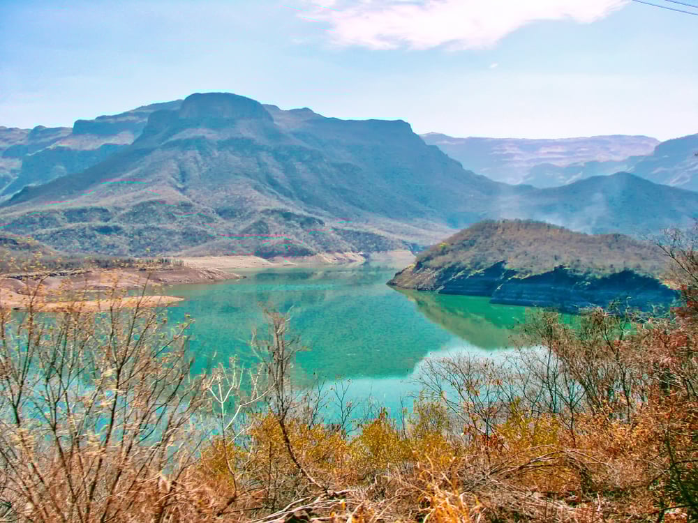 Vista panorámica de las Barrancas de Cobre, Los Mochis.