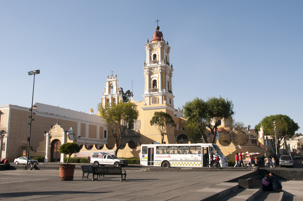 Vista del centro histórico colonial de Toluca, México