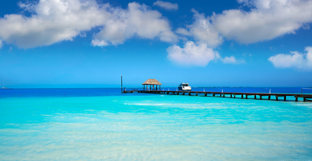 Playa Langostas en la Zona Hotelera de México