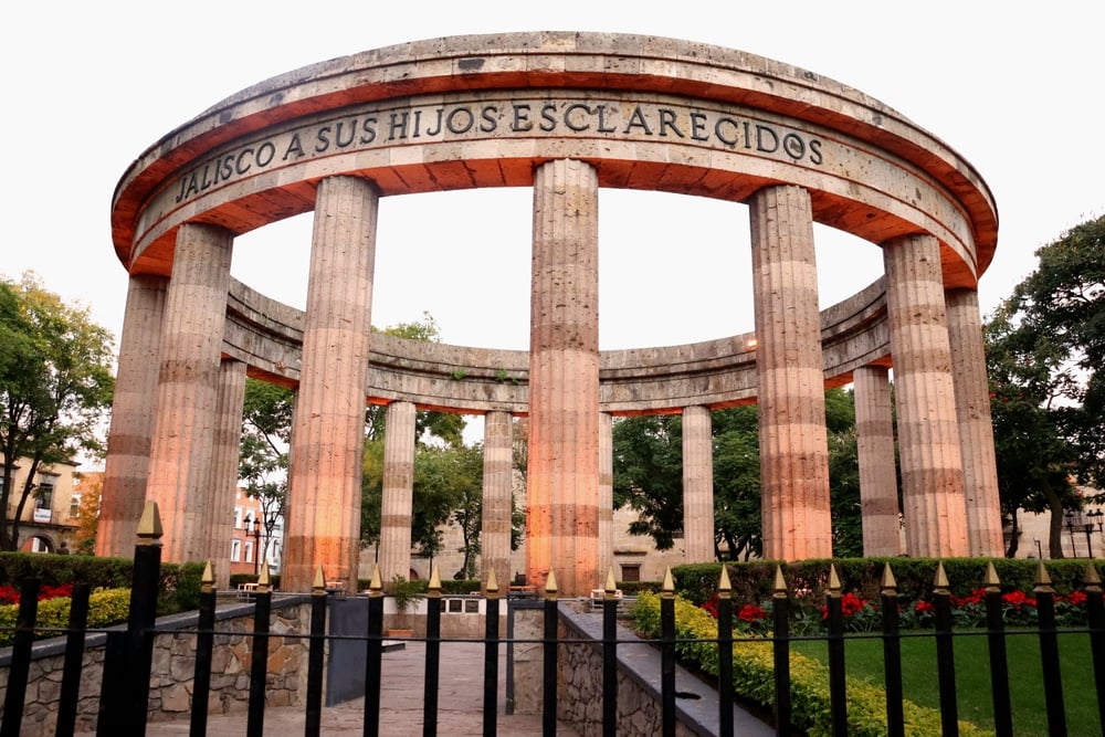 Guadalajara, Jalisco. Rotunda of Illustrious Jaliscians.