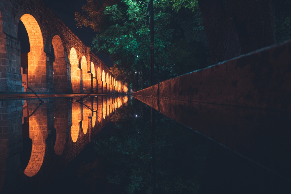 Morelia’s aqueduct and iconic archs.
