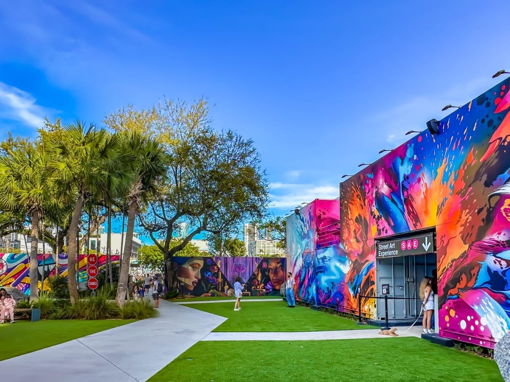 Museo Wynwood Walls al aire libre en Miami.