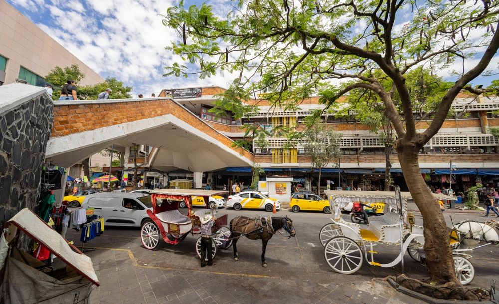 Exterior view of the Libertad Market, San Juan de Dios