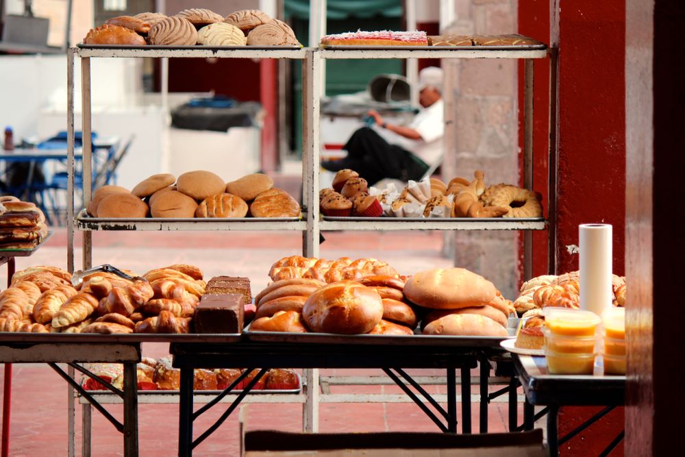 “Pan dulce” or sweet bread, a typical food in Morelia.