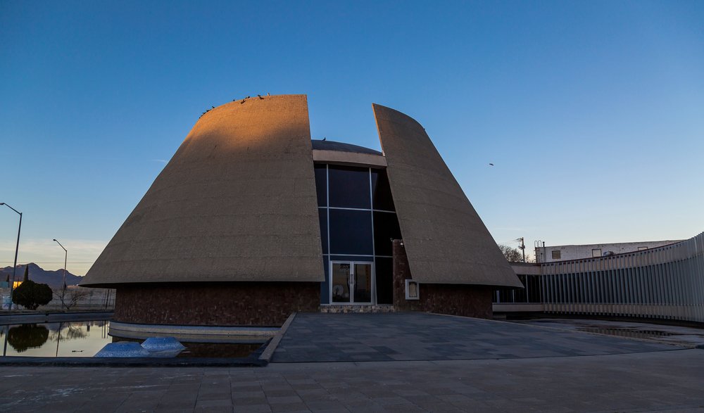 Frente del Museo de la Frontera, en la Zona Pronaf.