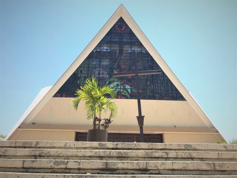 Fachada de la Iglesia La Lomita, Culiacán.